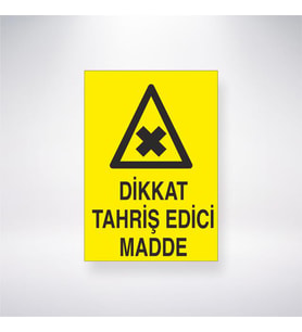 Dikkat Tahriş Edici Madde