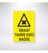 Dikkat Tahriş Edici Madde