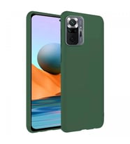 Xiaomi Redmi Note 10 Pro Max İnce Mat Silikon Kılıf Haki