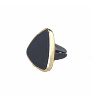 Magnetic Air Vent Araç İçi Telefon Tutucu Mini Üçgen (Gold)