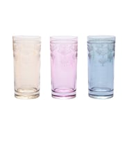 Lıvıano Meşrubat Bardağı 6 Parça Armoni 3 Renk Asorti M00408-KS