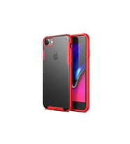 Apple iPhone SE 2020 Uyumlu Kılıf Zore Volks Kapak (Kırmızı)
