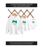 Baba Oğul Kız Player Dad Newbie(TEK ÜRÜN FİYATIDIR KOMBİN YAPMAK İÇİN EN AZ 2 ADET SEPETE EKLEYİNİZ)
