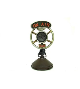 Dekoratif Metal Mikrofon C0257