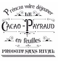 HOME DECOR MİNİ STENCIL HDM-26 25X25