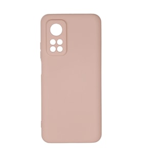 Xiaomi Mi 10t Kılıf Nano İçi Kadife Silikon - Pudra