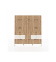 Arges Dolap 11 Raflı 4 Çekmeceli 2 Askılı 220x30x243 Aytaşı-Çam/Aytaşı