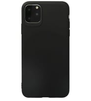 Newface Apple iPhone 11 Pro Max Kılıf First Silikon - Siyah