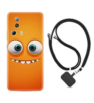Xiaomi Mi 13 Lite Kılıf Silikon Boyun Askılı İpli Desenli Silikon Dişlek 1615