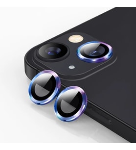 ALLY İPhone 13 - 13 Mini 3D Metal Çerçeveli Kamera Lens Koruyucu-(5775) - SSSSSS9474-7402
