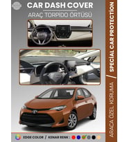 TOYOTA COROLLA (2019+) TORPİDO ÖRTÜSÜ E210 KASA HAYALET EKRANLI DİJİTAL GÖSTERGELİ TORPİDO KORUMA