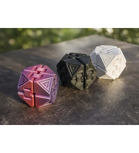 Odaklanma ve Stres Giderici Modern Fidget Toy - Geometrik Desenli Sonsuzluk Küpü