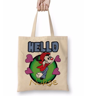 Hellooooo Nurse Bez Çanta Uzun Saplı