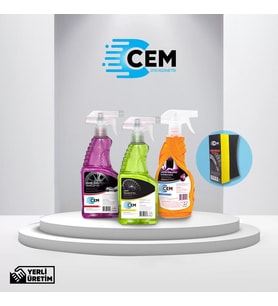 CEM CAR CARE Jant&Lastik Bakım Seti Premium İçerik
