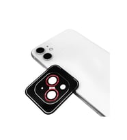 Apple iPhone 11 Uyumlu Zore CL-11 Safir Parmak İzi Bırakmayan Anti-Reflective Kamera Lens Koruyucu (Kırmızı)