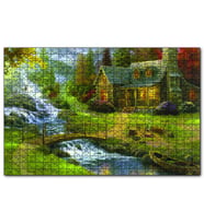 Cakapuzzle  Ev Dere Ceylan Doğa 120 Parça Puzzle Yapboz MDF (Ahşap)