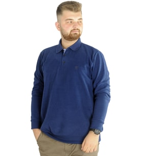 Mode XL Erkek Sweatshirt Polo Vnz Selanik 20440 İndigo
