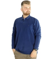 Mode XL Erkek Sweatshirt Polo Vnz Selanik 20440 İndigo