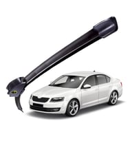 Mega Oto Market RBW Otomobil Sileceği Muz Silecek Takımı 24/19 inch 60/48 cm Audi A3 - Skoda Octavia 2 - Volkswagen Caddy 3 - Jetta 3 ile uyumlu