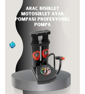 Ayak Basmalı Hava Pompası Şişme Ürünler ve Lastikler İçin