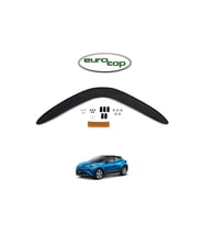 Toyota C-hr Ön Kaput Koruma Rüzgarlığı 3mm Akrilik (ABS) Parlak Siyah Deflektör 2016-> Uyumlu