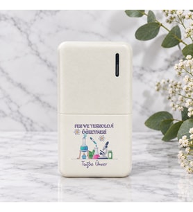 Fen ve Teknoloji Öğretmenine İsme Özel Powerbank
