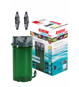 EHEIM Classic 250 Dış Filtre (2213-02) Musluklu 80-250L Akvaryumlar İçin  440 L/H