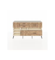 Arges Konsol 7 Raflı 3 Çekmeceli 4 Kapaklı 176x30x99 Aytaşı-Çam