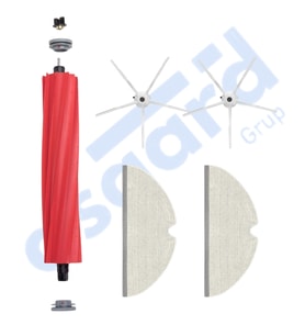 ROBOROCK Q7 , Q7+ , Q7 MAX , Q7 MAX+  Uyumlu 1 Ana Fırça 2 Yan Fırça 2 Mop PKT-iasgf0000509
