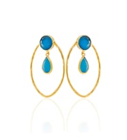 Kadir Jewellery 22 Ayar Altın Kaplama Vintage Küpe -El İşçiliği Ve Hipoalerjenik Küpe