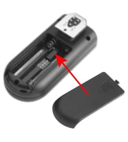 Yongnuo RF603 Flaş Tetikleyici Uyumlu Pil Kapağı