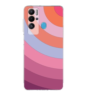 PrintiFy Tecno Pova Neo Uyumlu Kamera Korumalı Renk Cümbüşü F Tasarımlı Şeffaf Silikon Kılıf