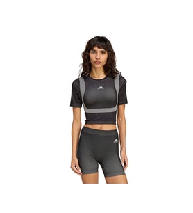 adidas Seamless Tee Kadın Günlük Tişört JV7159 Siyah