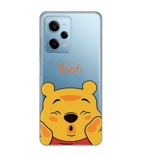 Redmi Note 12 Pro 5G Uyumlu Winnie The Pooh Desenli Şeffaf Telefon Kılıfı