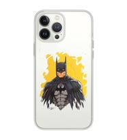 Iphone 12 Pro Uyumlu Batman Tasarımlı Şeffaf Telefon Kılıfı