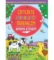 Çiftlikte Renkleri Öğrenelim Boyama Kitabım