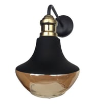 MYLİGHTS  VİNTAGE  RETRO  RUSTİK  CAMMLI  APLİK (Siyah)