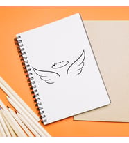 Melek Tasarımlı Defter