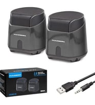 Hadron HD6024 Bilgisayar Hoparlörü 1.1 8.5*9*9 cm Siyah