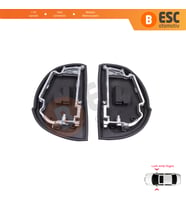 Mercedes W210 S210 W140 W202 S202 SL R129 İçin Yan Dikiz Aynası Kauçuk Contası Metal Çerçeve Braketi