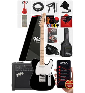 Midex TLX-50WB-25AMP Tele Kasa Maple Klavye 2 Single-Coil 25W Amfili Elektro Gitar