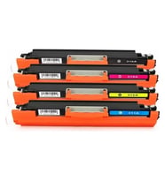 Xplus®  HP CE310A Uyumlu 4 Renk Muadil Toner Seti (Çok Renkli)