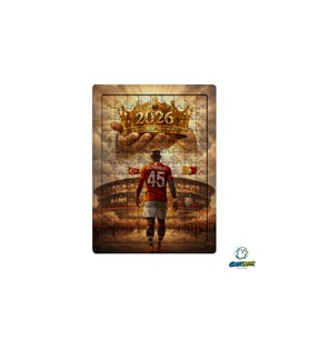 Ghostbastır Design Galatasaray Osimhen 99 Parça Ayaklı Puzzle – Dekoratif Çocuk Yapbozu 0157