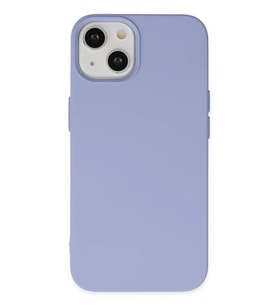Mey İthalat® iPhone 14 Plus Kılıf Nano içi Kadife Silikon - Lila