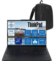 Lenovo Thinkpad E14 Gen 7 Intel Core Ultra 7 255H Aı 24GB Ddr5 512GB SSD Intel® Arc™ 140T 14" Wuxga (1920X1200) IPS 300NITS IPS Freedos Taşınabilir BILG.T21SX007CTXF02+ZETTAÇANTA