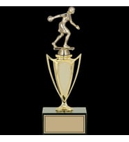 ODAK KUPA - Figürlü Kupalar - Bowling Kadın Figürlü Kupalar FG-039 C - 29 cm
