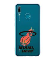Huawei P Smart 2019 Uyumlu Kapak Miami Heat Tasarımlı Şeffaf Silikon Kılıf