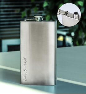 Kişiye Özel 300 Ml Çelik Cep Matarası