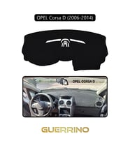 OPEL Corsa D (2006-2014)TORPİDO KORUMA HALISI SİYAH KENAR