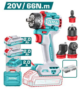 Total Li-ion Akülü Çok Başlıklı Vidalama Tdlı206686e